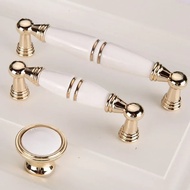 Ceramic Handle Modern Door Handle Pull Minimalist Cupboard Handle Gold Cupboard Handle European Styl
