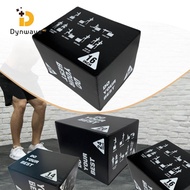 Dynwave 3 in 1 Plyometric Jumping Box Versatile Step Box for Gym Exercise Workout