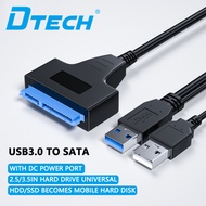 DTECH USB3.0 to SATA Double Cable Adapter 2.5in/3.5in Hard Drives HDD SSD For Computers Routers PS3/PS4 XBOX