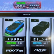 C4- Wangan Midnight 6RR Car Data- (Rx7) Include Full Data+Used Banapassport card x1