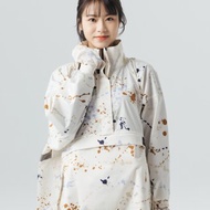 KiU 空氣感5秒快穿套頭式雨衣 - 渲彩雲白 - 渲白一般尺寸