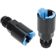 SUPERFASTRACING Fuel Rail Adapter Fittings Feed/Return -6AN EFI AN6 Push ON