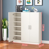 Balcony shoe cabinet modern minimalist home door large-capacity solid wood shoe cabinet shoe cabinet