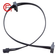 【Best Price】2Pcs Mini 4Pin to Dual 15Pin  HDD Power Cable Mini 4P to Serial SSD Dual HDD Power Cable