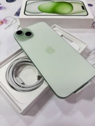 🧡西門町優質機店家🧡💜店內出清庫存💜大容量🔋100%🍎 Apple iPhone 15 Plus512GB綠色🍎蘋果保固