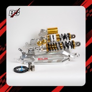 PNP COMBO Yadea E8S/Lion G1/Kruz Ori Rotor 330mm Swing Arm Cnc+Air Adjustable Absorber+1 Free Brembo
