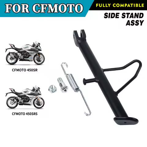 FOR CFMOTO Side Stand Assy 450SR 450SRS CF400-6 SR450 450SRS CF400-9 Kickstand Motorcycle Accessorie