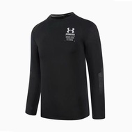 Under Armour_UA เสื้อยืดแขนยาวผู้ชายเสื้อผ้าฝึกซ้อมฟิตเนสบาสเก็ตบอลวิ่งเสื้อ bottoming แฟชั่นใหม่