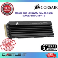 Corsair MP600 PRO LPX 4TB 2TB 1TB 500GB OPTIMIZED FOR PS5 GEN4 NVME SSD Solid State Drive M.2 2280 P