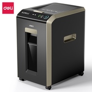 Deli Heavy Duty Auto Feed Paper Shredder Built In Castor Cutter Machine Shredded Kertas Hancur (1 Ye