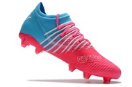 【ของแท้อย่างเป็นทางการ】Puma Future Z 2.3 FG/กุหลาบแดง Mens รองเท้าฟุตซอล - The Same Style In The Mall-Football Boots-With a box
