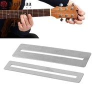MEIHUAA 3Sets Guitar Fret Guard, Steel 7.8cm Size Fret Wrap, Durable Silver Color Fret Protector Gui