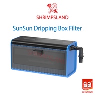 [SHRIMPSLAND] Aquarium SunSun AF180 AF260 Wall-mounted Top Drip Filter Box Silent Waterfall Drawer