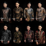 KEMEJA For Sale Men's batik Shirt Long Sleeve SIZE M L XL XXL Sogan batik HRB026