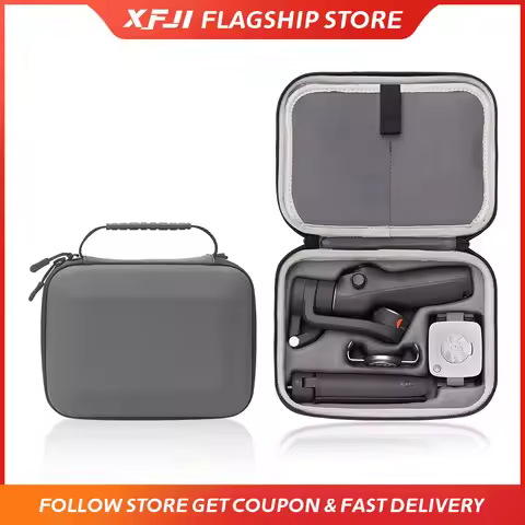 Portable Carrying Case for DJI Osmo Mobile 6 Gimbal Stabilizer for DJI OM 6 Accessories PU Leather S