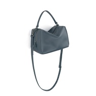 Darker Than Black Bags/Mini Valley Cube Shoulder迷你方型軟包/霧灰藍