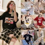 Women's nightwear set T-shirt women's pajamas women's pajamas ladies pajamas pajamas suit