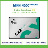 Internal hard drive/SSD TeamGroup CX2 | 256GB 2.5 Inch Sata III (T253X6512G0C101) |