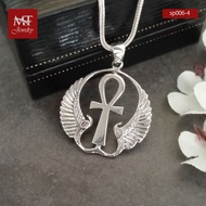 MT จี้เงินแท้ อังค์ ( ANKH) สัญลักษณ์แห่งความเป็นอมตะ Solid 925 Sterling Silver Pendant (sp006-4) MT