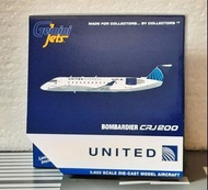 GeminiJets 1:400,飛機模型, UNITED EXPRESS聯合快運航空 CRJ-200LR,GJUAL1966