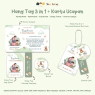 Custom Hang Tag Souvenir Hampers Ramadan / Hang Tag Kue Lebaran / Hang Tag Eid Mubarak Idul Fitri Le