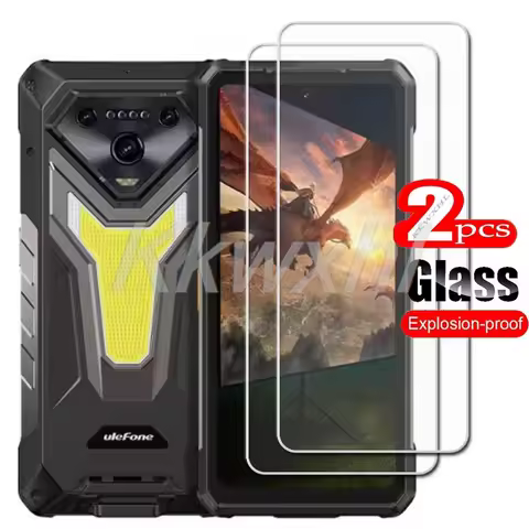 2PCS 9H HD FOR Ulefone Armor 34 Pro 6.95" Tempered Glass Cover ON Armor34Pro Armor34 34Pro Screen Pr