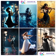 DOBUR | Diamond Painting Set | Performer 5D DIY Round/Square Full Drill Canvas with Number Crafts Gi