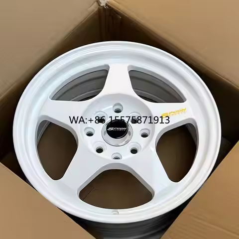 For Flow Formed 15 16 Inch Racing 4x100 4x114.3 Silver for Honda Civic Fit Suzuki FN2 Swift Mazda FK