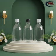 300ml HS Fliptop Bottle natural - Begaris Neck Fliptop Cap 24 Color Variants 300ml Pet Plastic Bottl