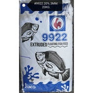 9922 Extruded Floating Fish Feed 3mm 20kg