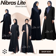 Dress Gamis NIBRAS LITE BLACK SERIES /Gamis Nibras MURCE LITE 12, LITE 14, LITE 18 & LITE 24