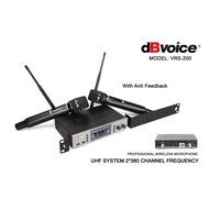 Mic Wireless dB Voice VRS 200 Original dbvoice VRS200 Anti Feedback