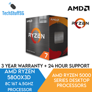 AMD Ryzen 7 5800X3D 8-core 16-Thread Desktop Processor with AMD 3D V-Cache™ Technology