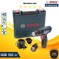 New Bor tembok Bosch GSB 120 Li Bor baterai bosch