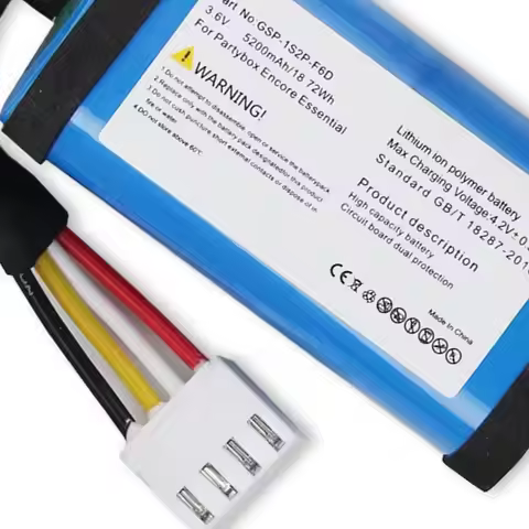 Rechargeable Lithium Battery For JBL Partybox Encore Essential GSP-1S2P-F6D High-Capacity 5200mAh