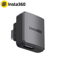 Insta360ตัวแปลงไมโครโฟน RS ของเครื่องสำหรับวิดีโอ Vlog แบบ Crisper Audio สำหรับ Insta 360อุปกรณ์เสริมของแท้