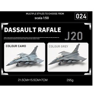 Rafale fighter aircraft miniature 1:100 scale