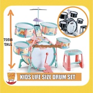 DRUM SET TOYS FOR KIDS LIFE SIZE BIG DRUM SET MUSICAL TOY