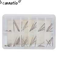 CARNATIOGV Watch Stem, Stainless Steel Boxed Watch Crown, Complete Set 10 Models Replacement Movemen