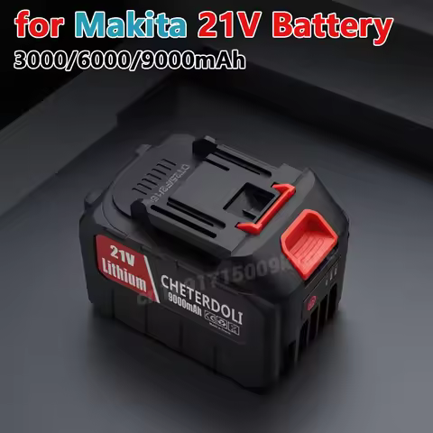 21V 9.0Ah for Makita Smart Battery 5S3P Li-ion Pack 2H Fast Charging Overheat Protection for Power T