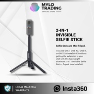 Insta360 2-in-1 Invisible Selfie Stick + Tripod for ONE X2 &amp; ONE R &amp; ONE RS &amp; GO 2 &amp; Insta360 X3 &amp; Insta360 Go3 | Go 3