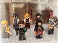 鬼滅之刃 第三方積木人仔 非Lego Minifigure Bricks 炭治郎 禰豆子 Demon Slayer 一套8個