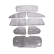 8PCS Car Window Windshield Sunshade Aluminum Foil Windshield Sunshade Front UV Protect Reflector Sun