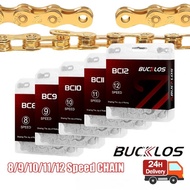 Bucklos 10 Speed MTB Chain 8/9/10/11/12 Speed RB Chain for Bike Chain Bicycle Accessories