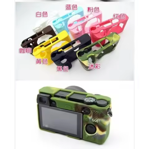Cover Case Soft Silicone Rubber Protective Body Skin Camera Bag For Sony Alpha A6000 A6100 A6300 A64