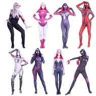 Gwen Spider Costume Hero Tights Parallel Universe Children Adult Halloween Costume