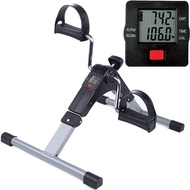 Chito8 Mini Pedal Exercise Bike  LCD Display with Counter Foldable Exerciser Gym Mini Cycle Pedal Resistance Fitness Bicycle Kayuhan Basikal Senaman Latihan 复健老人家用健身车