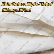 Kain Belacu(Bidang 38inci)Kain Belacu Cotton Calico Sheeting Textile Fabric