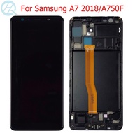 Original A7 2018 AMOLED LCD For Samsung Galaxy A7 2018 A750 Display