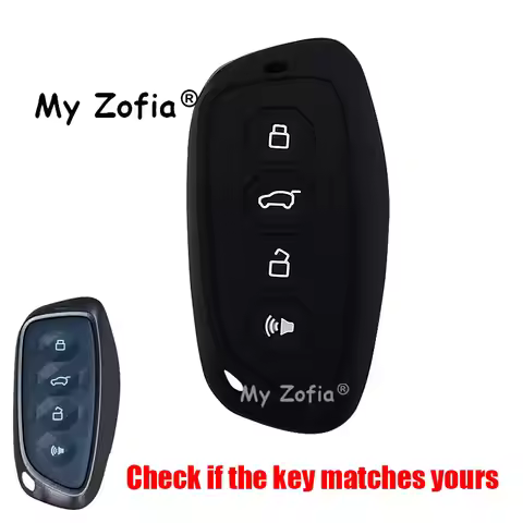 Silicone Car Key Case Cover Protection For Great Wall Haval H3 H5 H6 H7 H9 M6 V7 F7 F7X F7H 4-Button